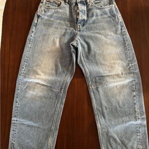 Madewell women’s THE CURVY DARTED
BARREL-LEG